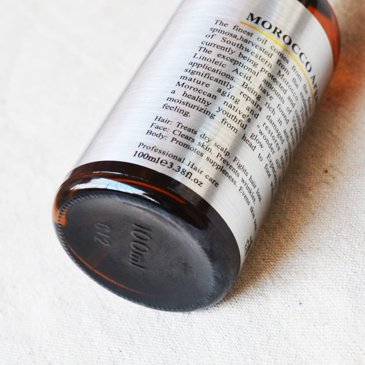 Huile d'Argan 100ml pour des cheveux hydratés en profondeur.